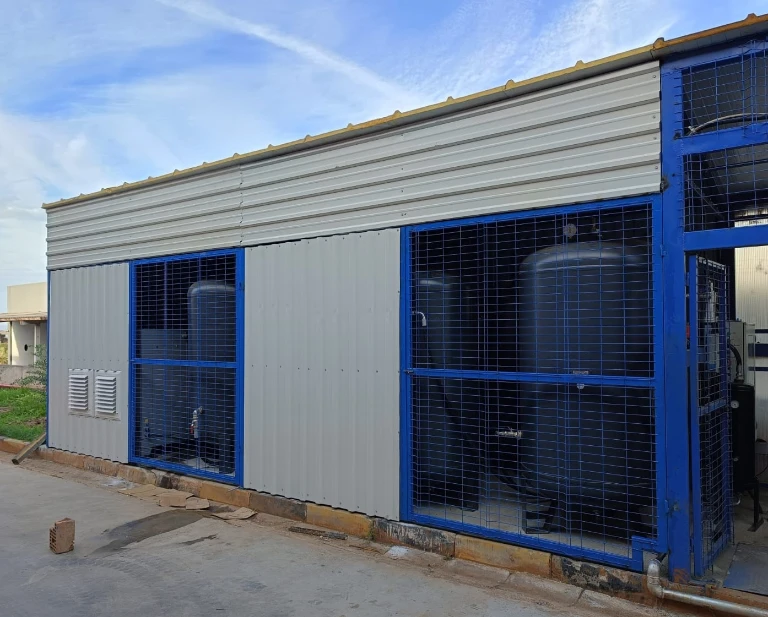 A nitrogen generator has been installed at the heat treatment facility.