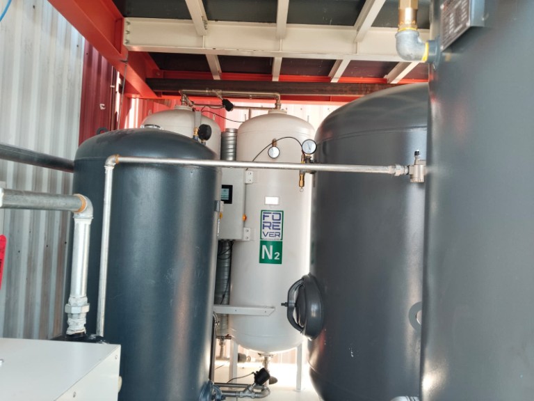 Lazer Kesim prosesi Azot Jeneratörü 4.