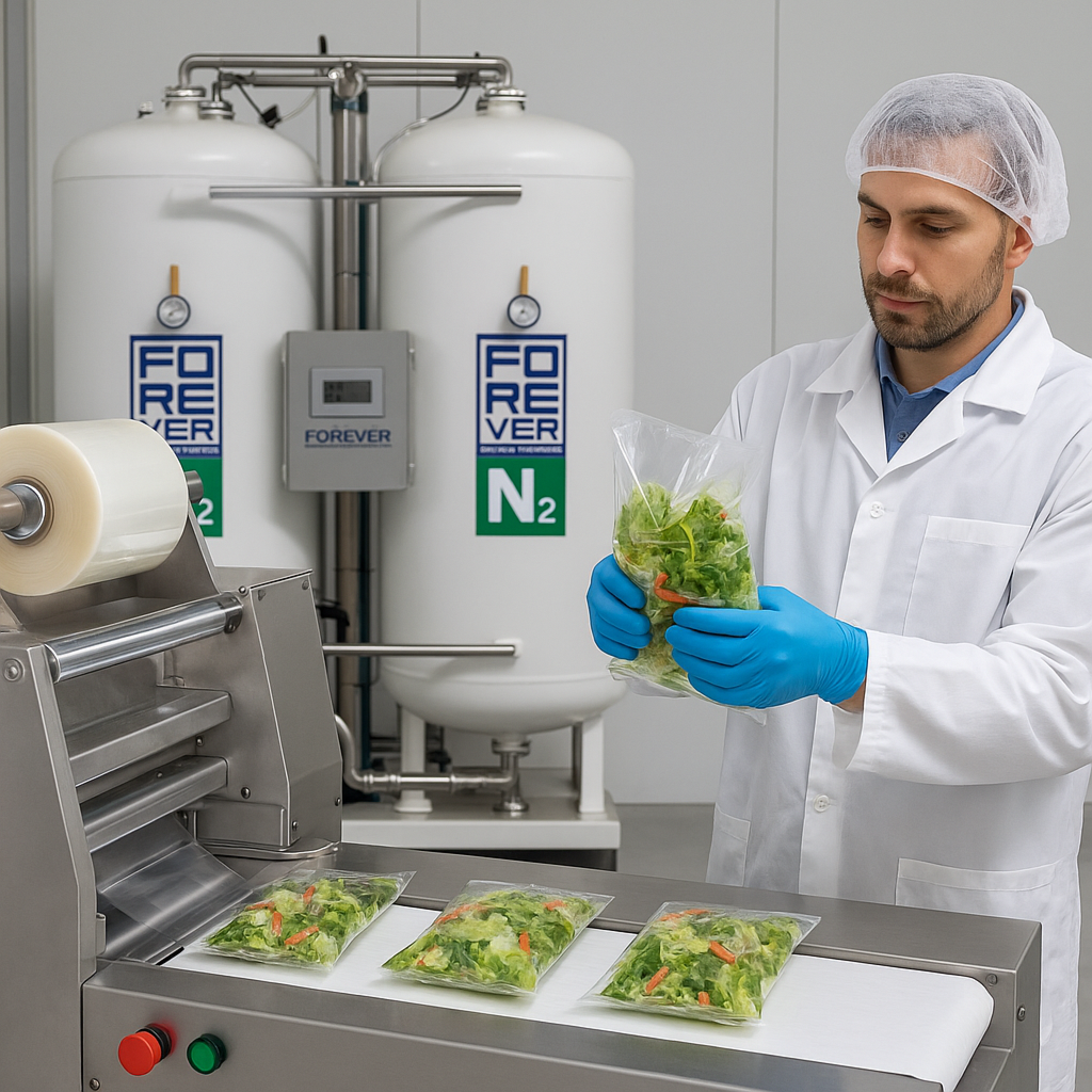 Gıda Sektörü Azot Jeneratörleri.